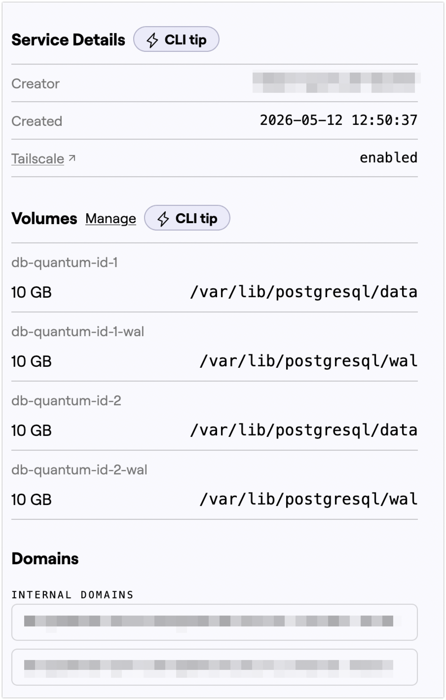 Runway UI: volumes