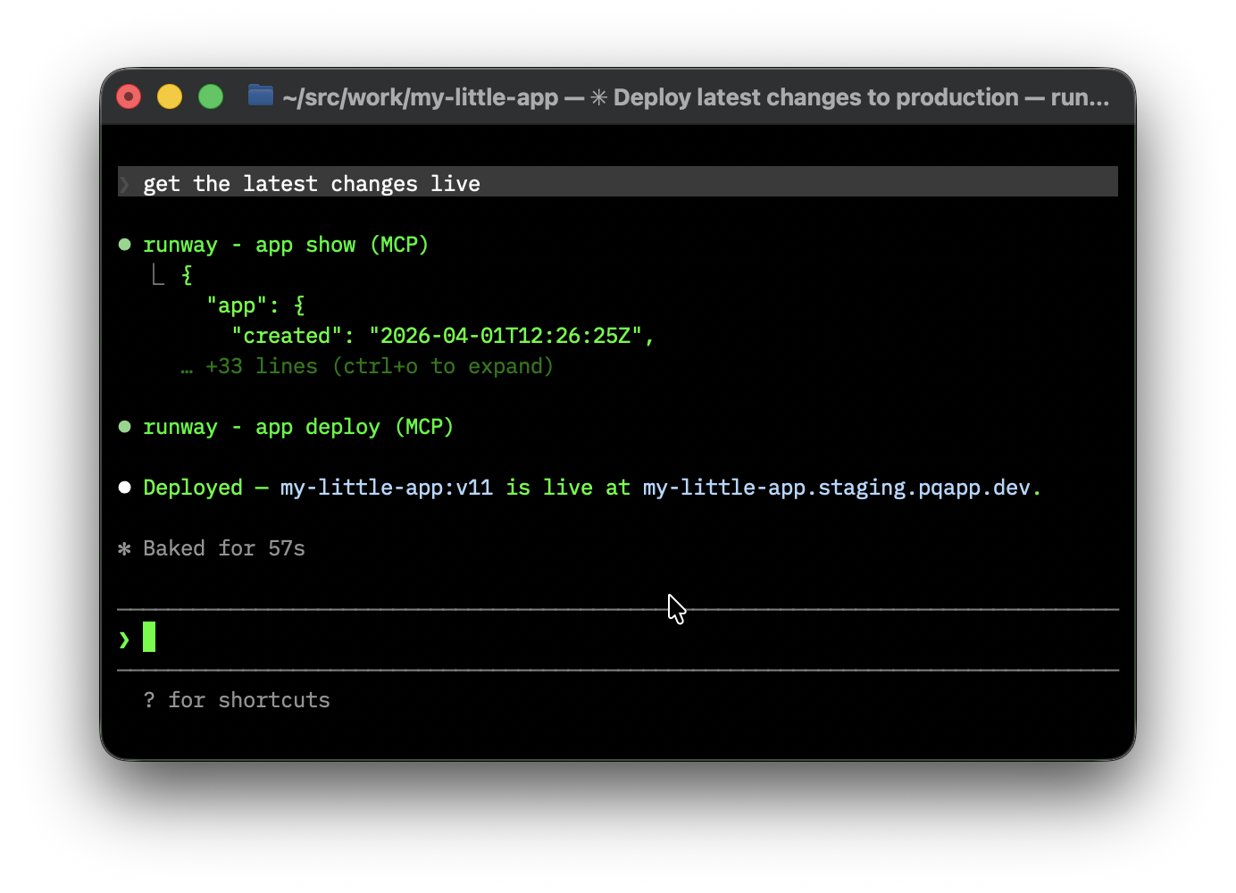 Shipping a new version